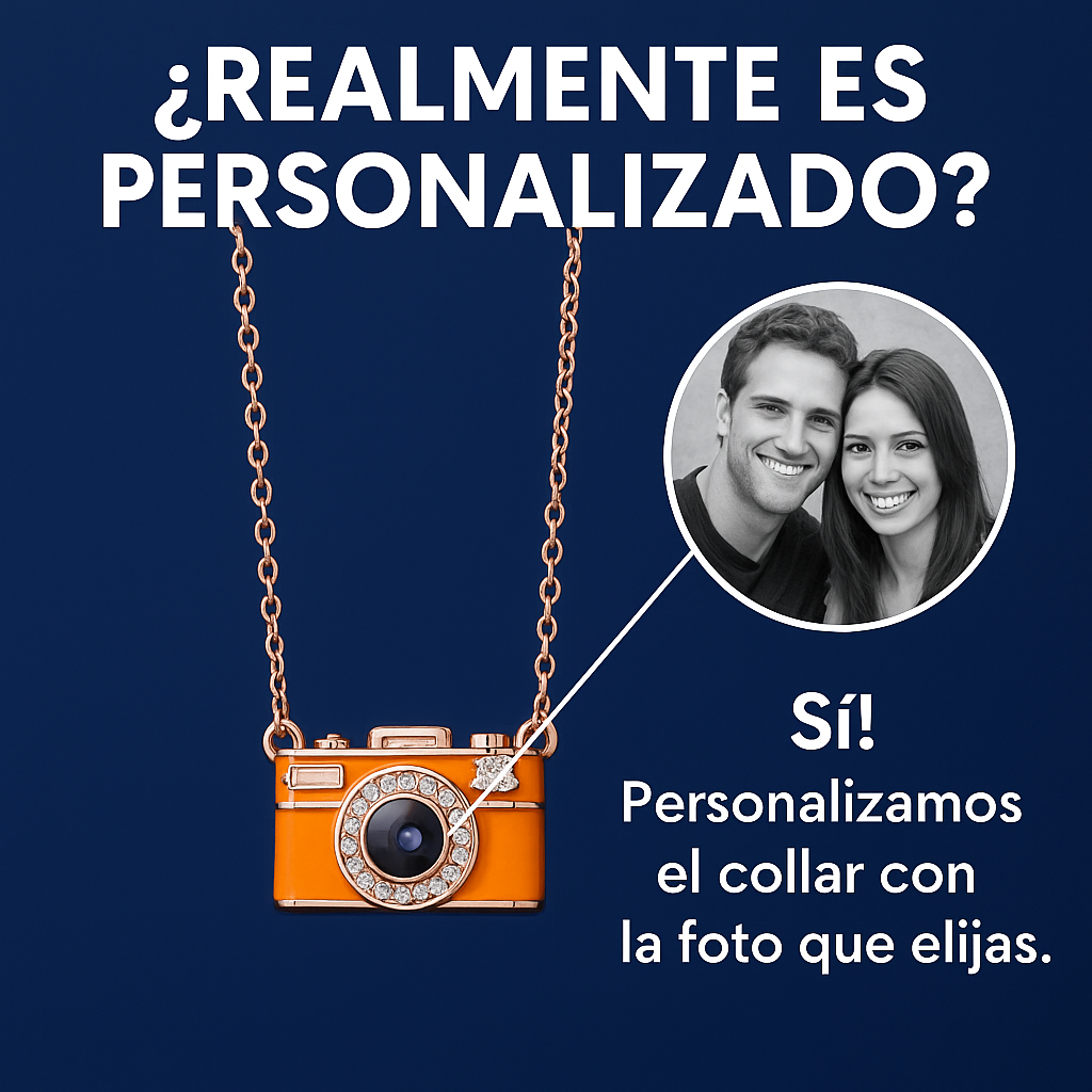 Collar Personalizado con Proyección De Foto